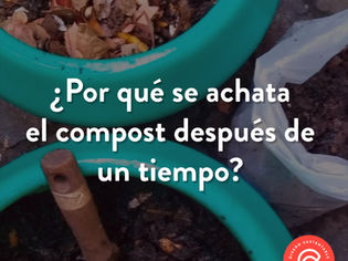 ¿Porque baja el volumen de mi compost?