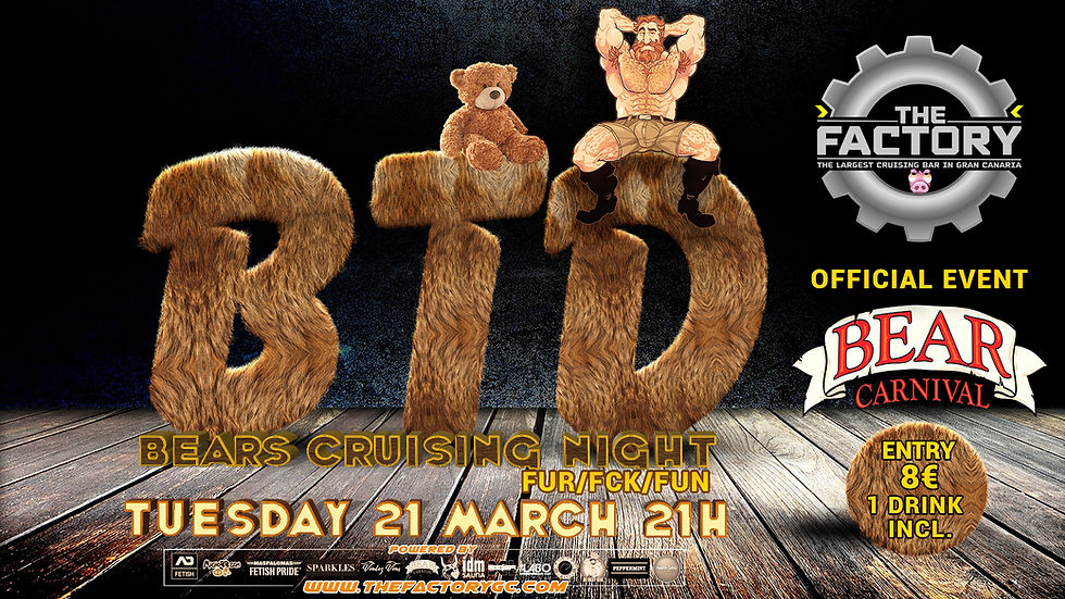 BEAR CRUISING MASPALOMAS BEAR CARNIVAL