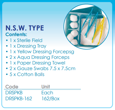 Thumbnail: Basic Wound Dressing Pack, Sterile, Latex Free, 162/Carton