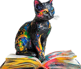 shahidbrown_a_dark_gray_adult_cat_made_of_multi_colored_paint_6ce4bf16-871c-4597-958f-02b5
