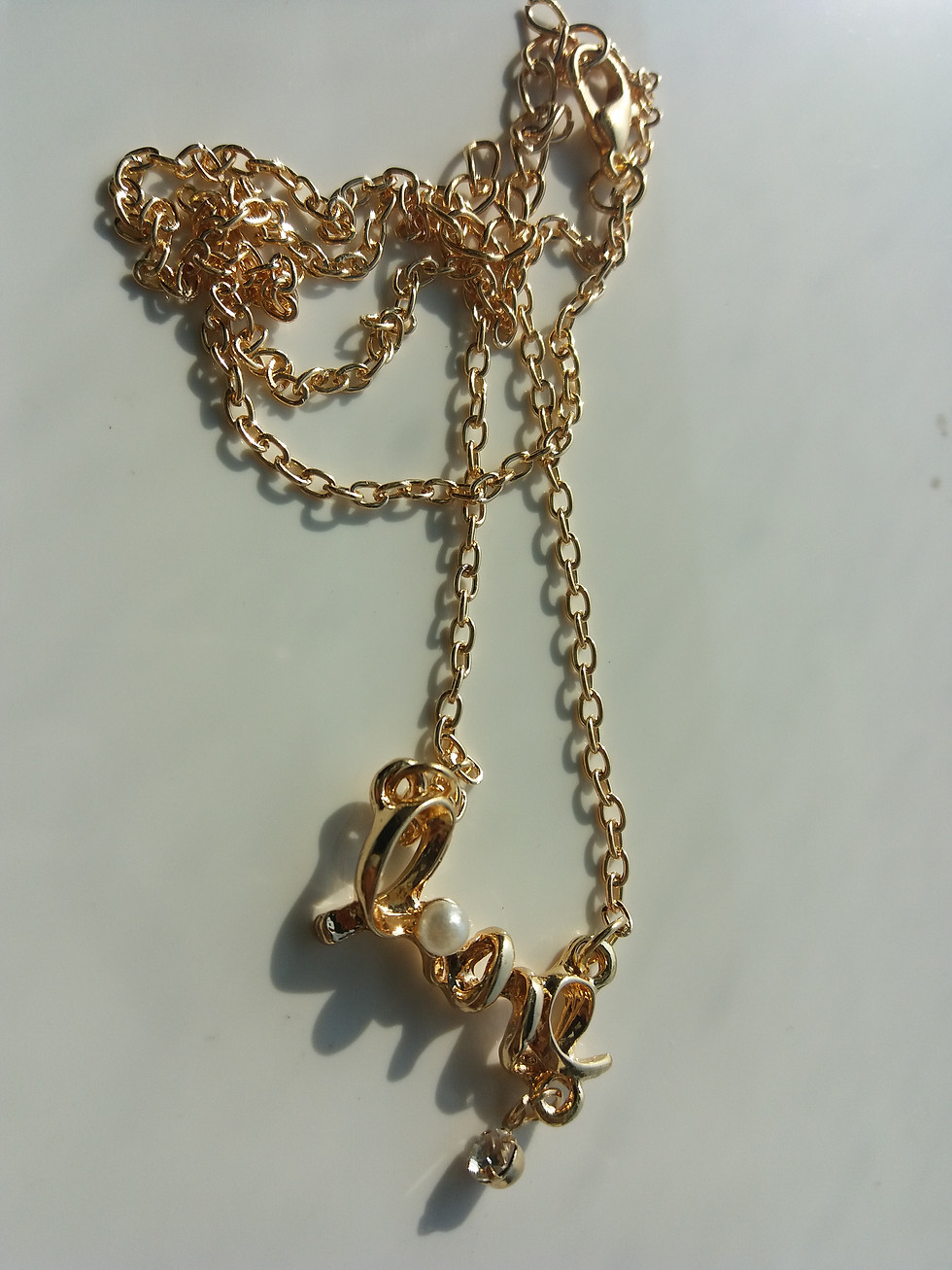 Thumbnail: Love Pendent Attached With Chain