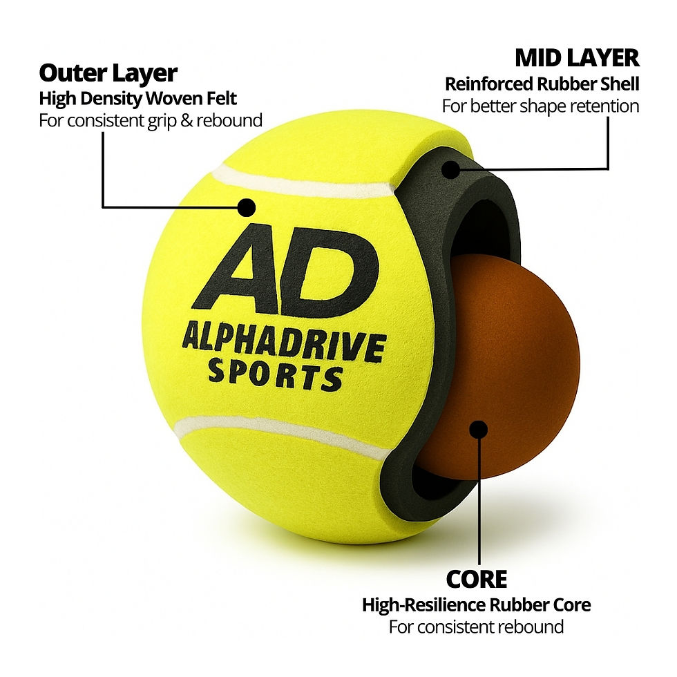 Thumbnail: Cricket Tennis Ball (Yellow) - Pack of 6