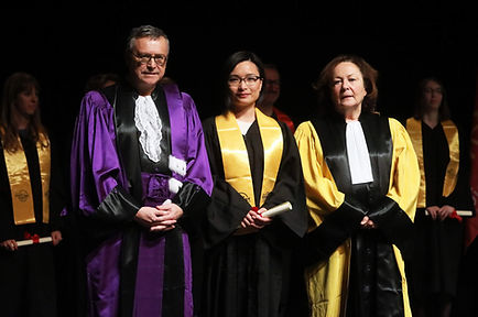 cérémonie de la remise de doctorat pour Yuanjing Li-Fromaget