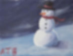 Windy Snow Man