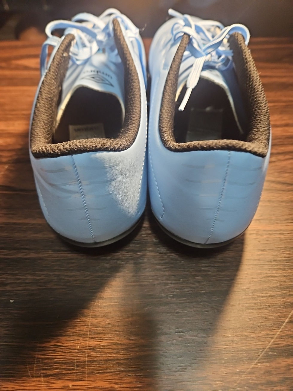 Thumbnail: Umbro Tocco 3 League FG Soccer Cleats White/Green Size 12 Mens.