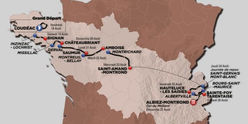 Recorrido del Tour de l'Avenir 2017
