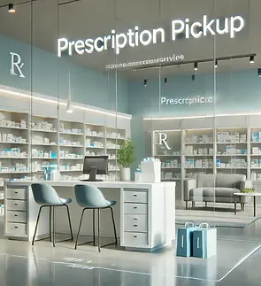 DALL·E 2024-08-12 10.13.27 - A modern pharmacy setting where prescription pickups are taki