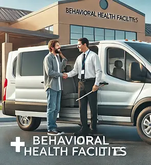 Behavioral health facility transportation, Non-emergency transport to mental health facilities, Safe rides to behavioral health centers, Senior transport to psychiatric clinics, Wheelchair-accessible behavioral health transport, Mental health care transportation services, Reliable transport to counseling centers, Houston behavioral health transport services, Compassionate mental health transport, Specialized transport for behavioral health