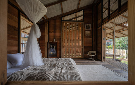 Fresh bedroom in middle of nature around Chiang Mai