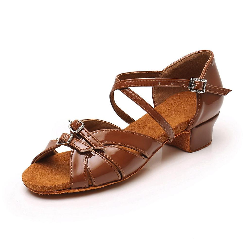 Miniatura: Children Dance Shoes for Girls Women Ballroom Latin Shoes Ladies Modern Tango