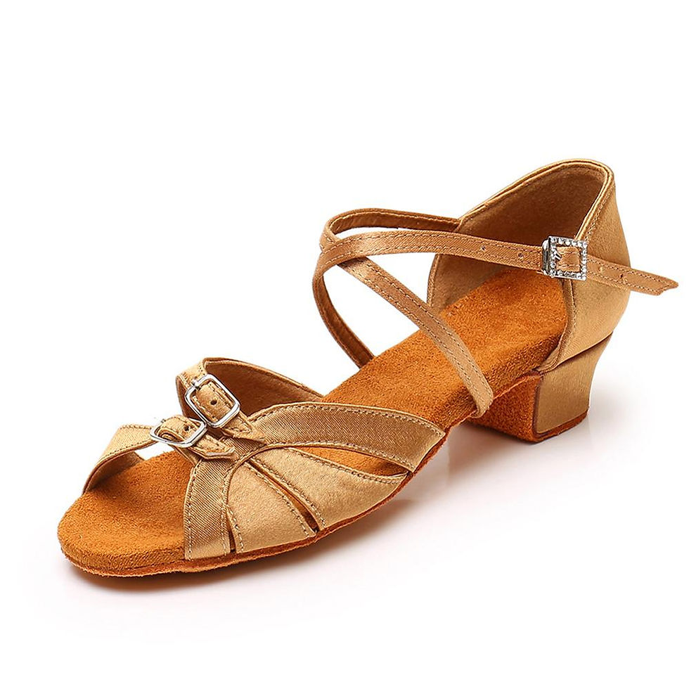 Miniatura: Children Dance Shoes for Girls Women Ballroom Latin Shoes Ladies Modern Tango