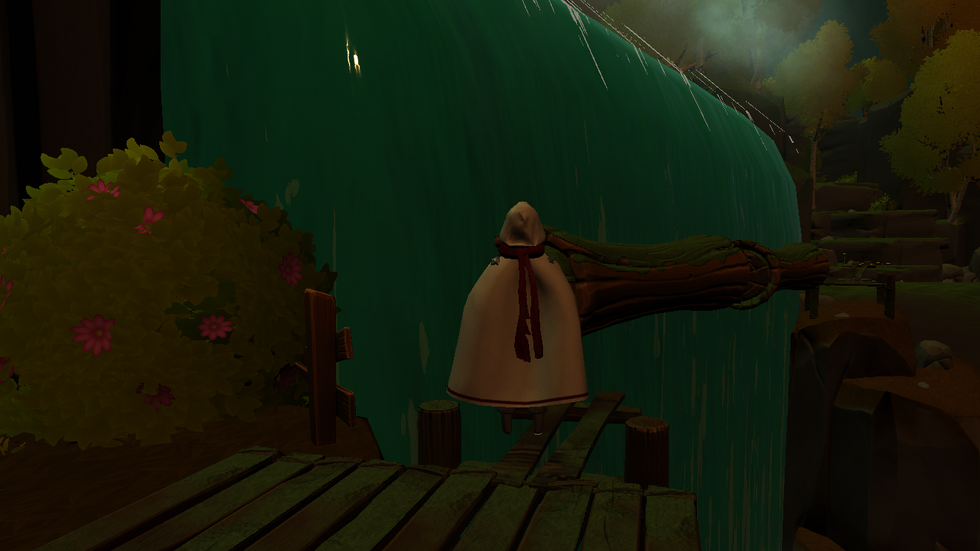 Waterfall obstacle in Level 1