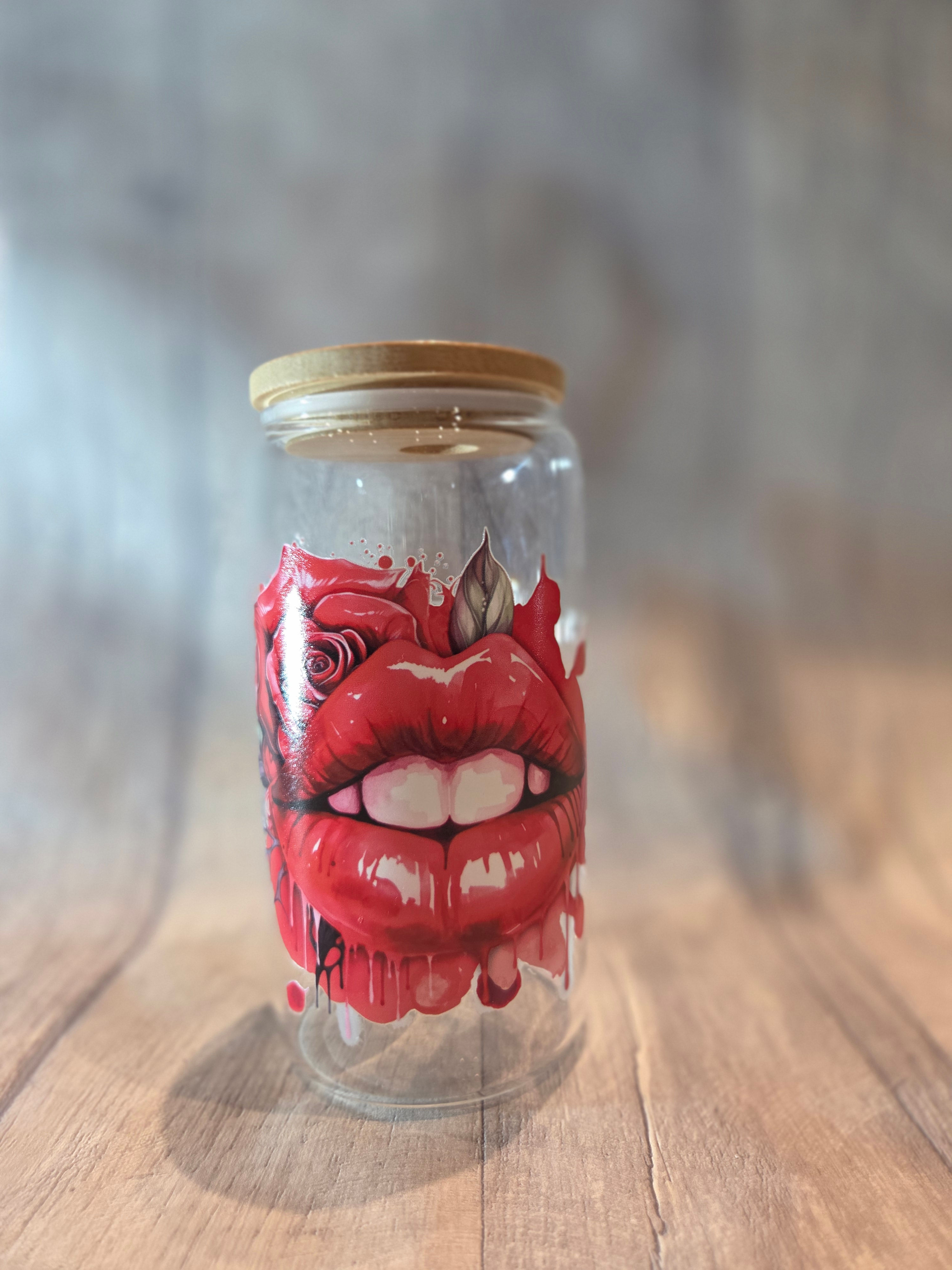 Vampires Dark Side Glass Cup