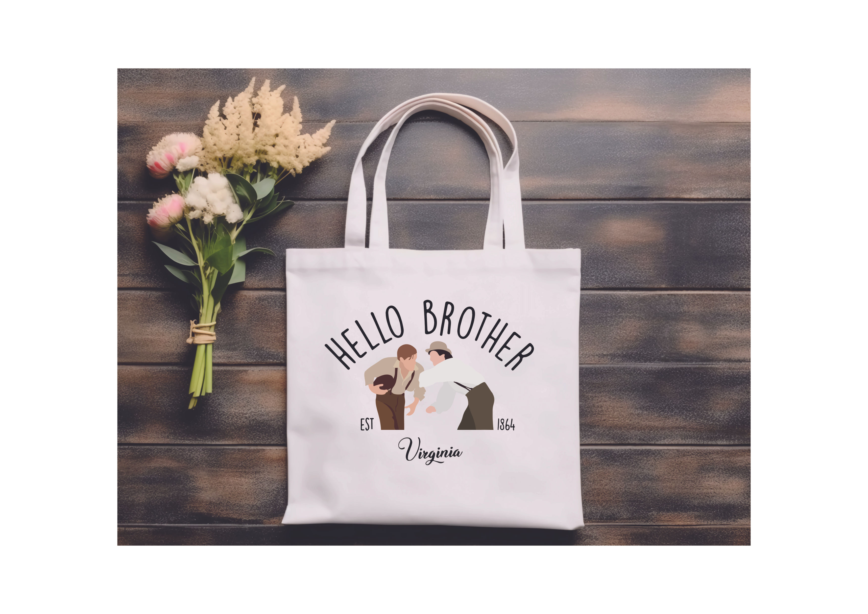 Hello Brother tote