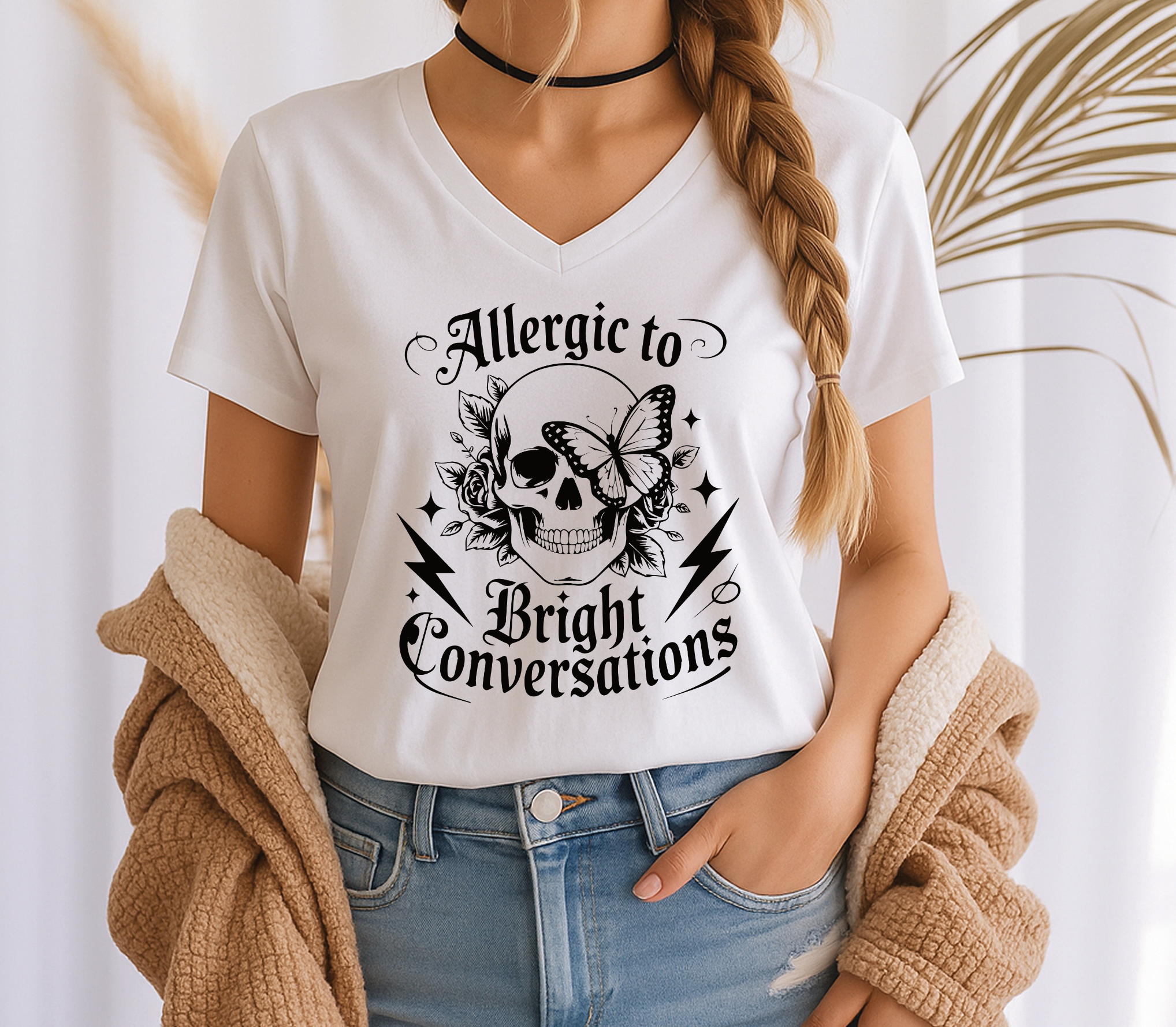 Allergic to Conversation t-shirt