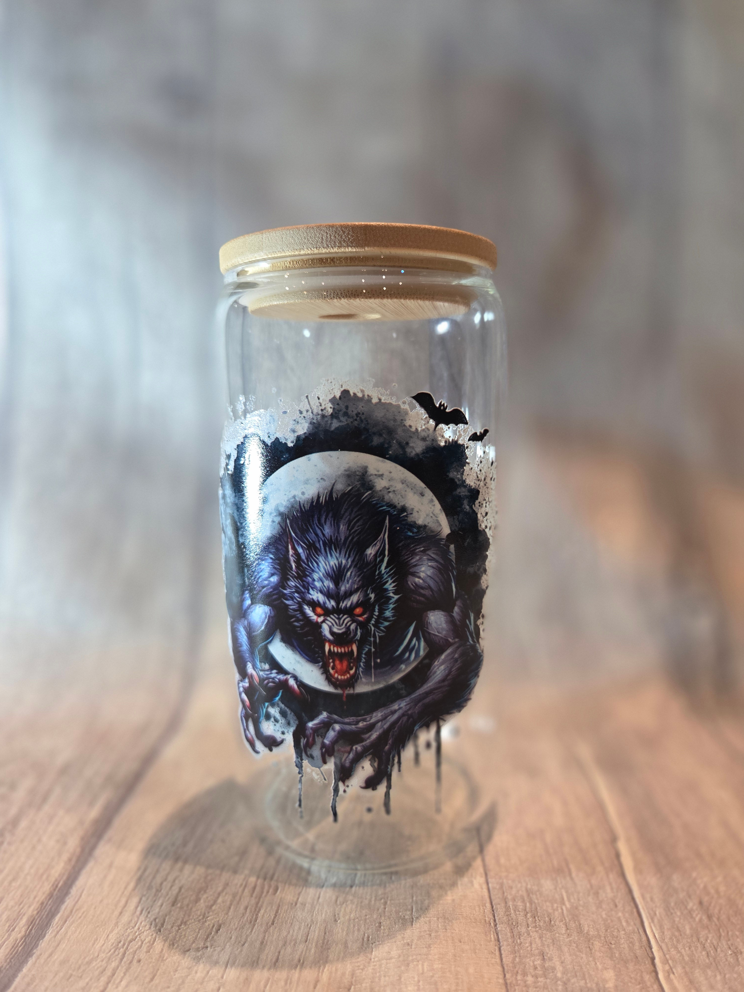 Morbidly A Beast Glass Cup