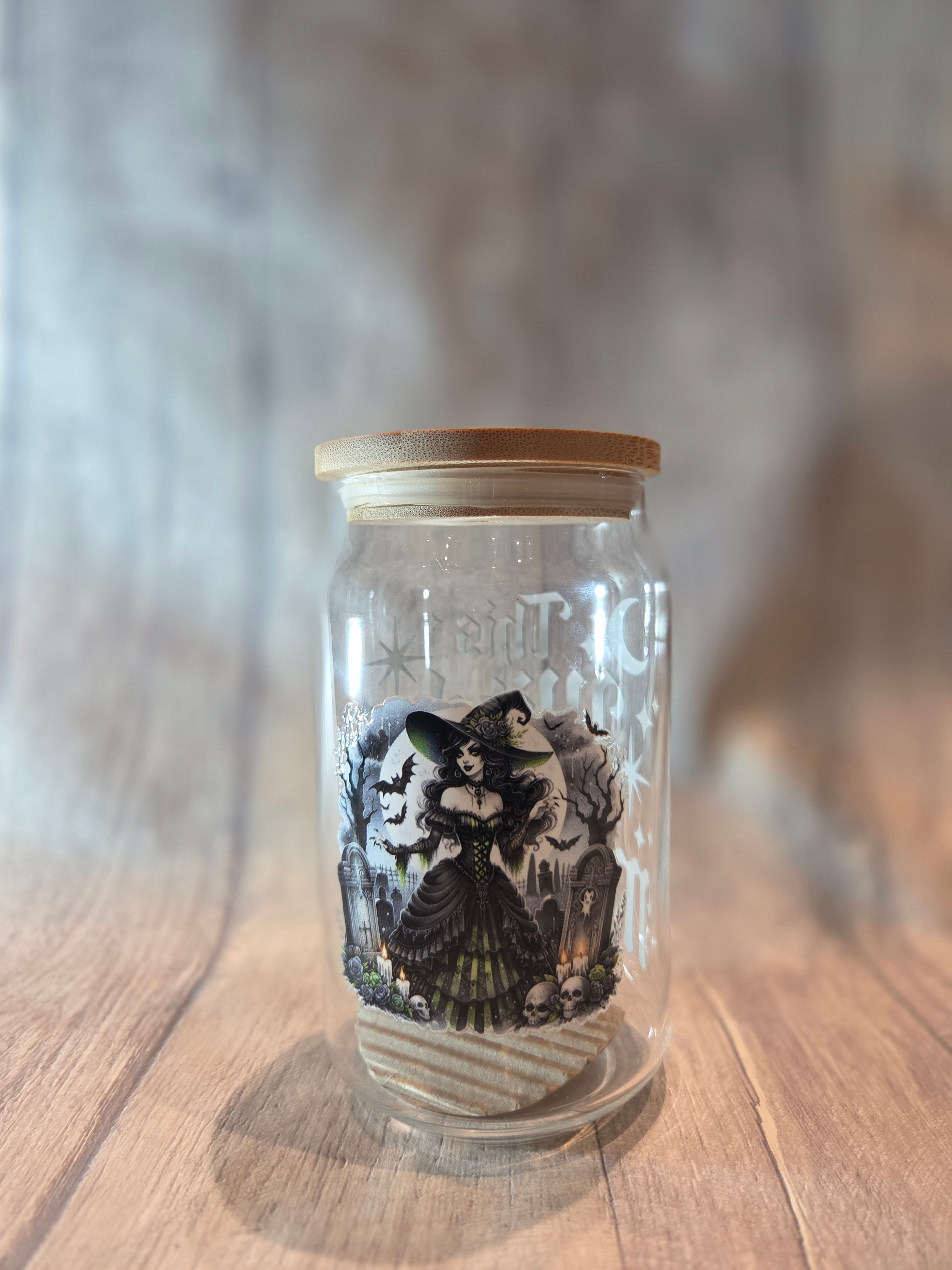 Moonlight Witch Glass Cup