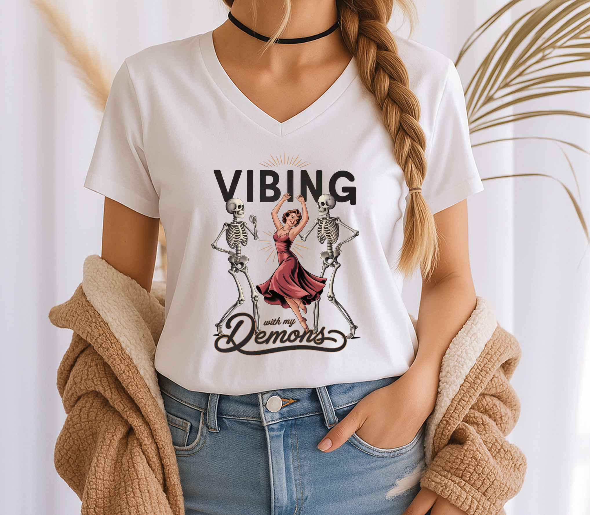 Vibing with my Demons t-shirt