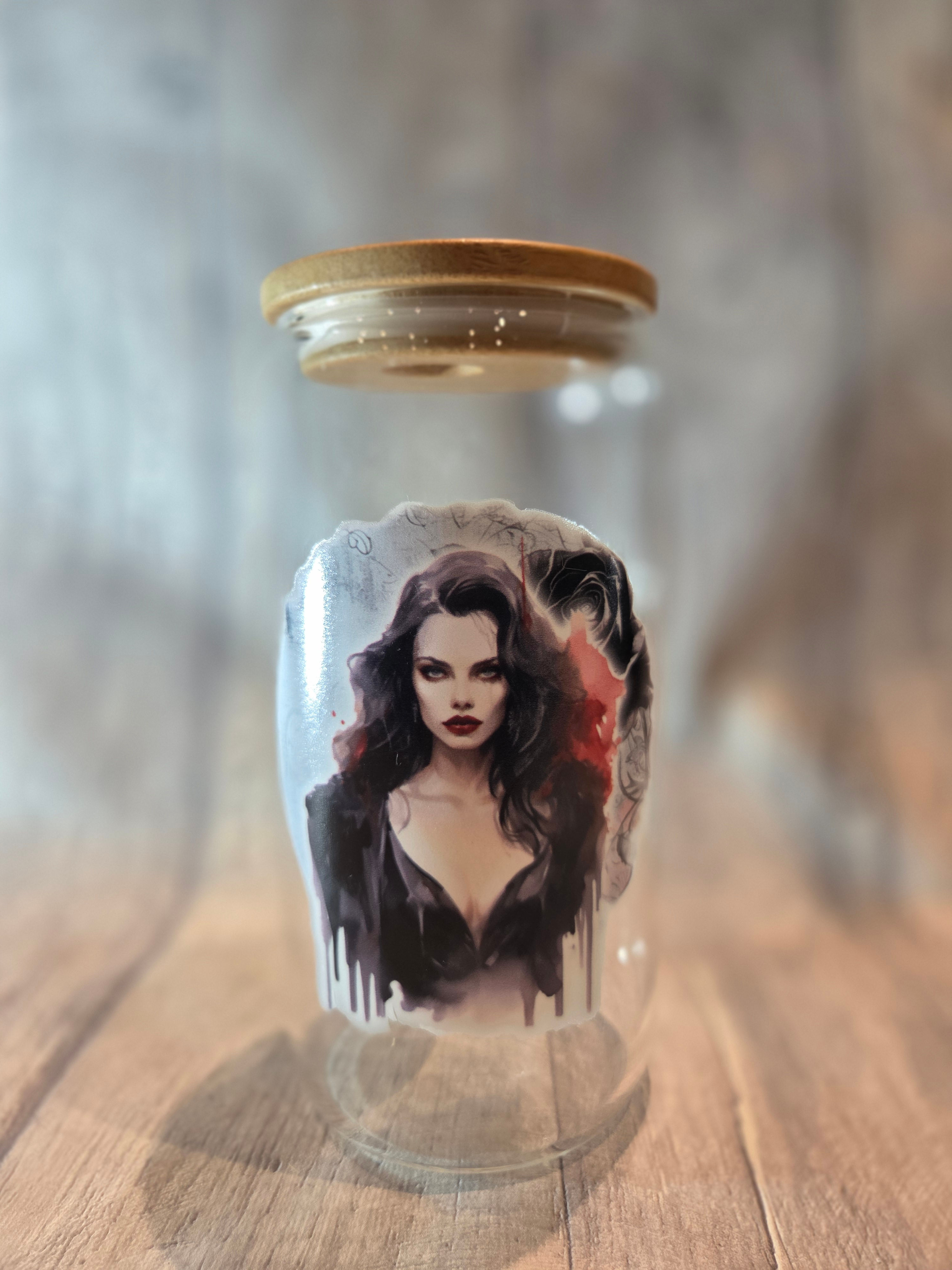 Princess Vampire Glass Cup
