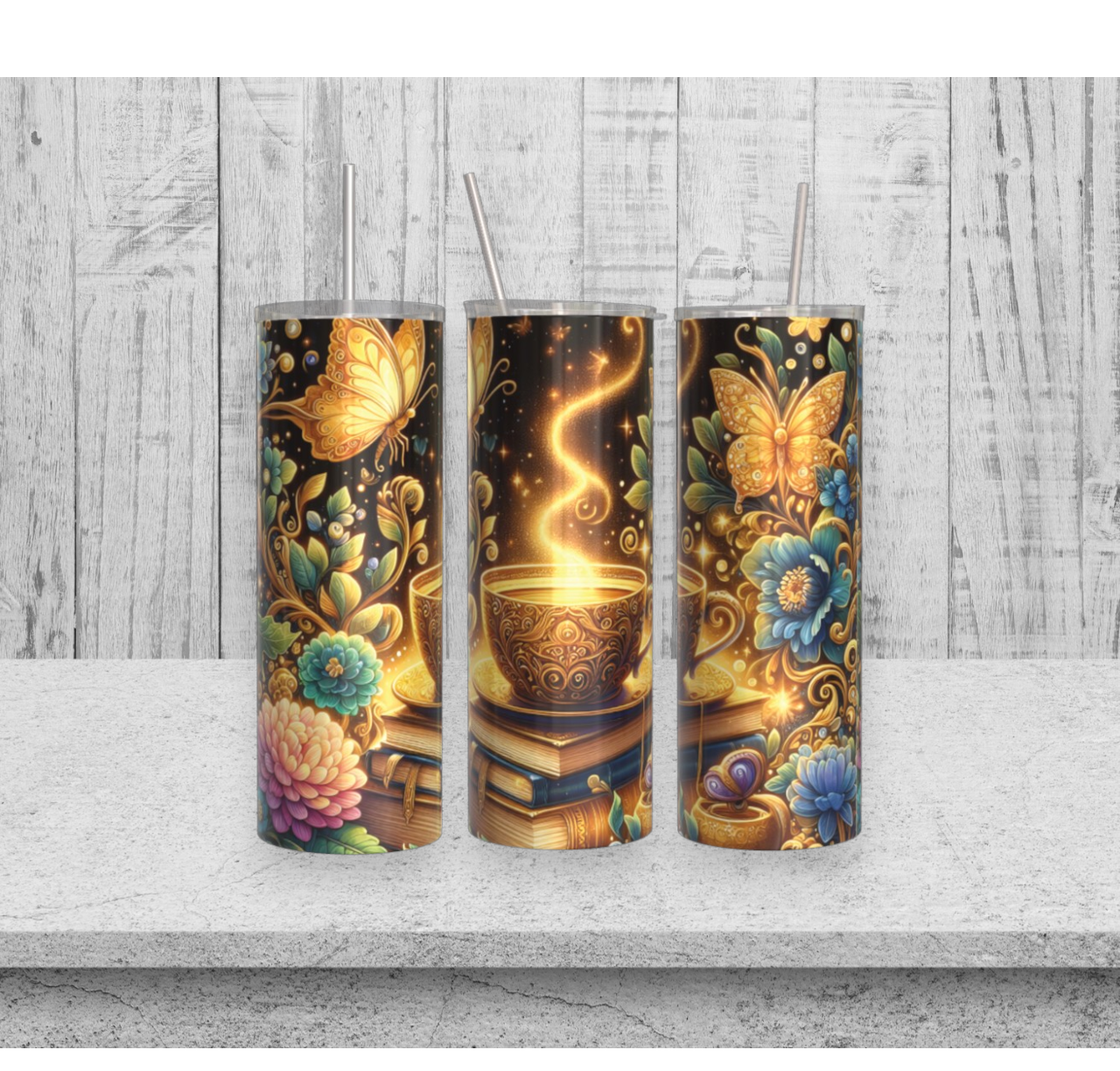 Tea Cup 20oz Tumbler