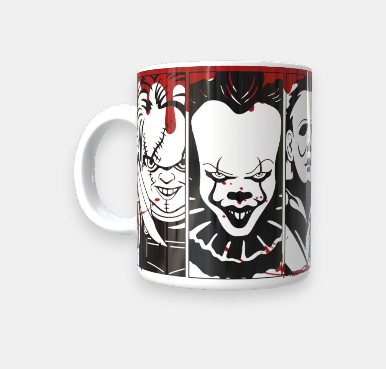 Black and White Villains Mug