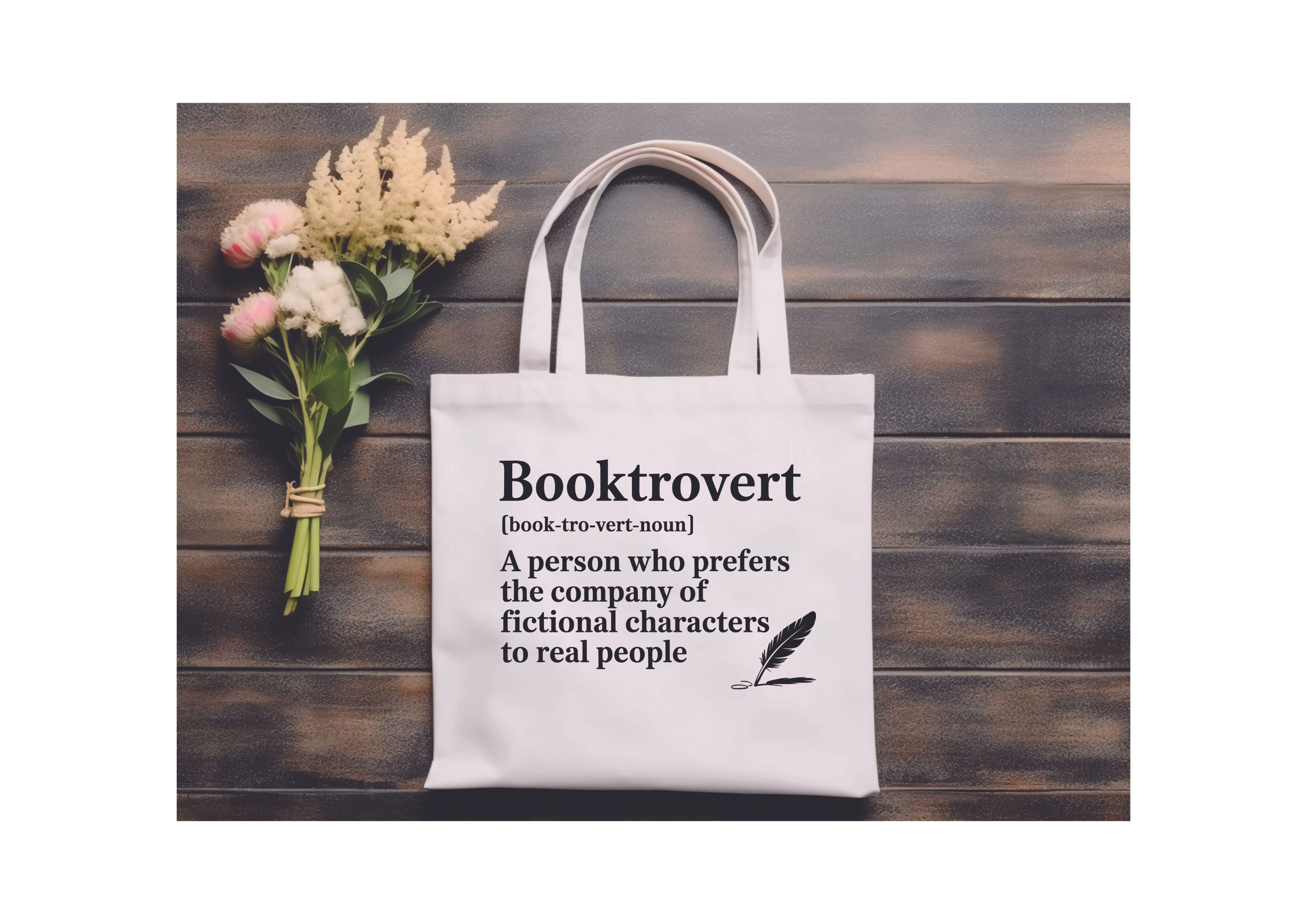 Booktrovert tote 