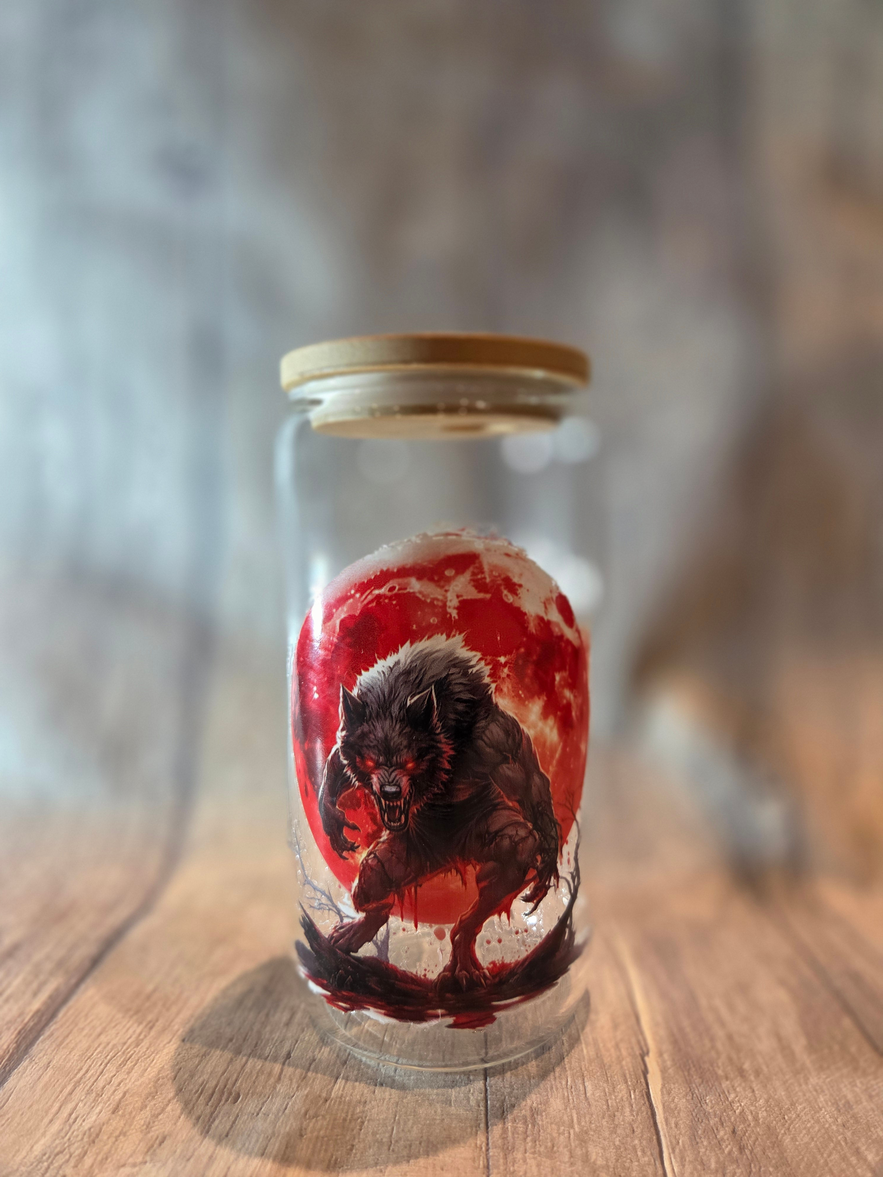 Morbidly A Beast Glass Cup