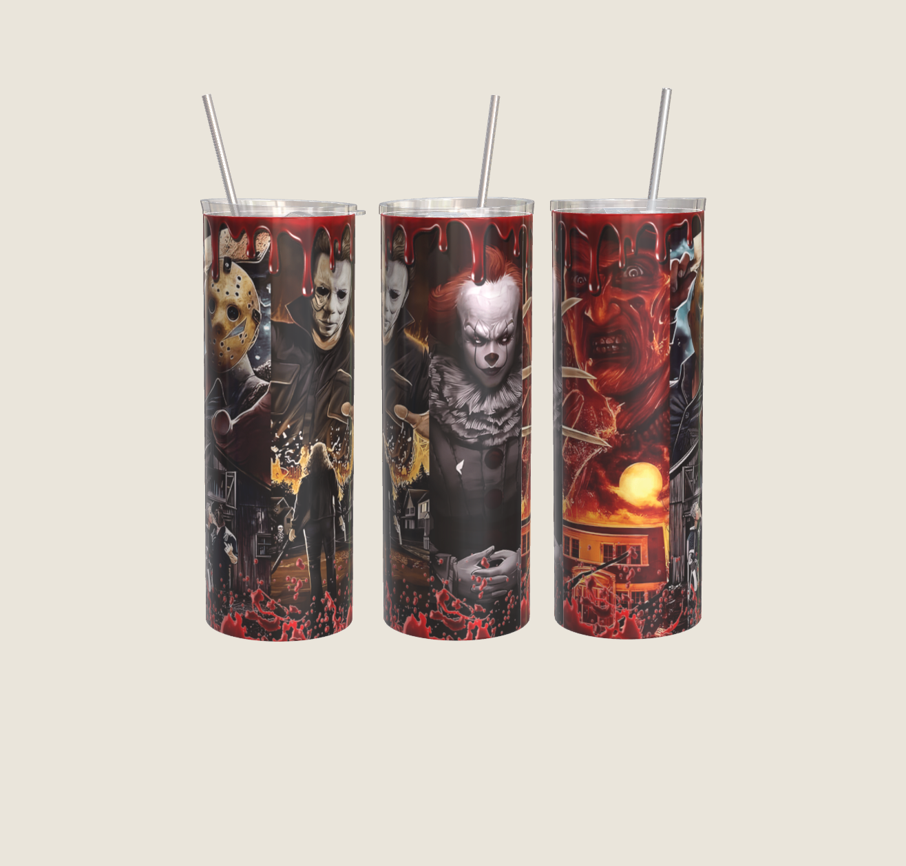 Scary Villains 20oz Tumbler