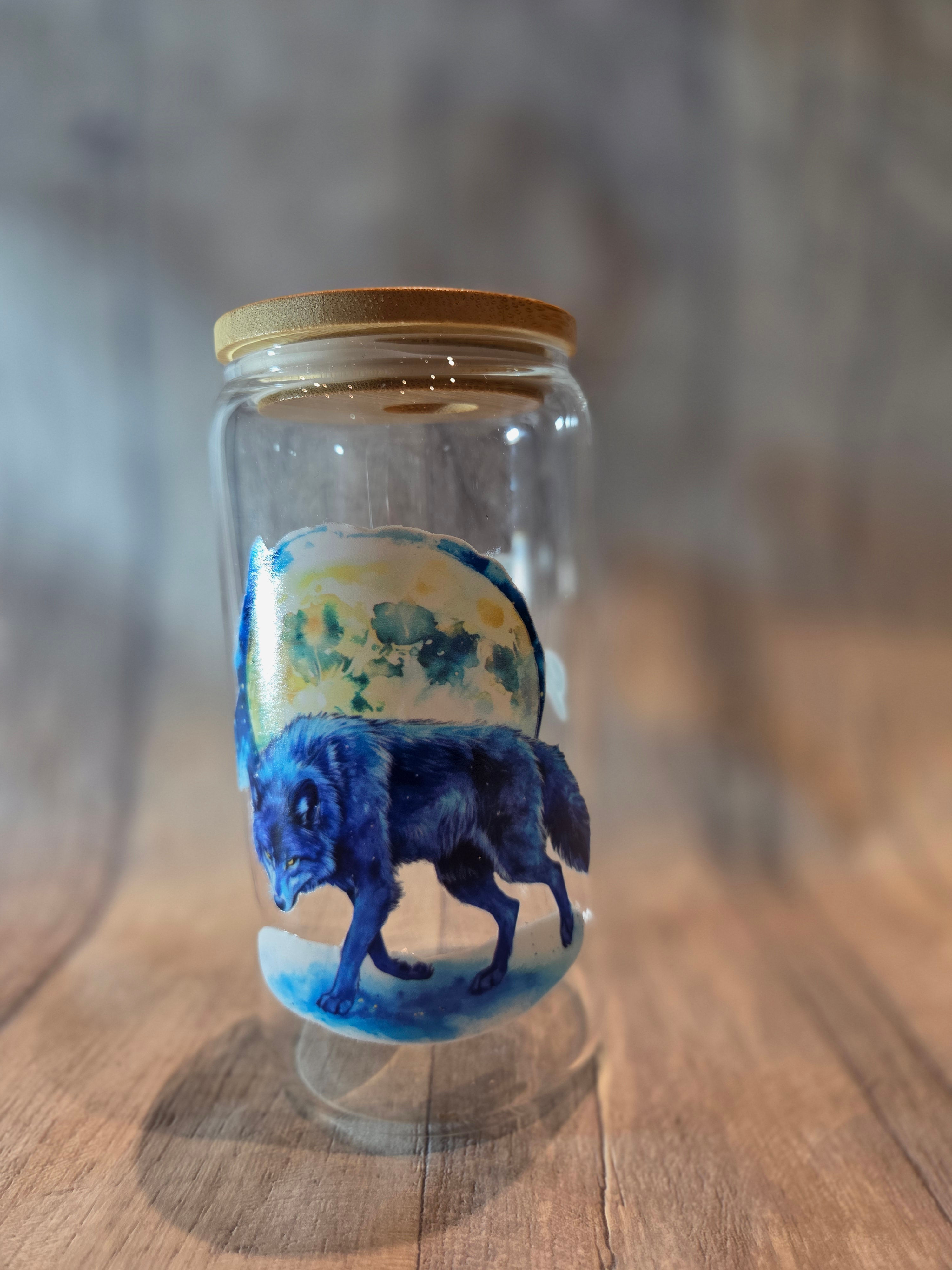 Bad Guys Werewolf Glass Cup