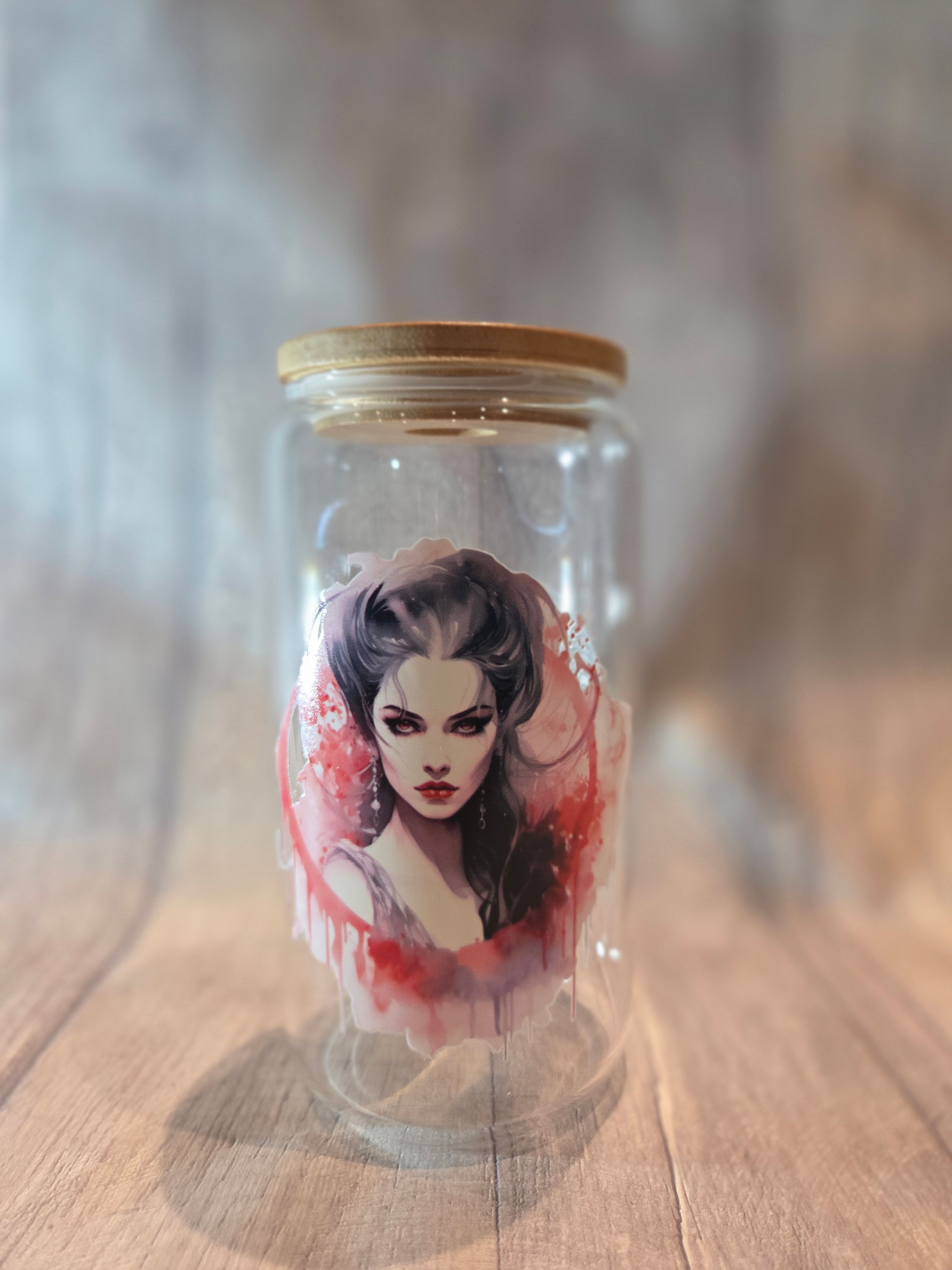 Granddaughter Witch Glass Cup