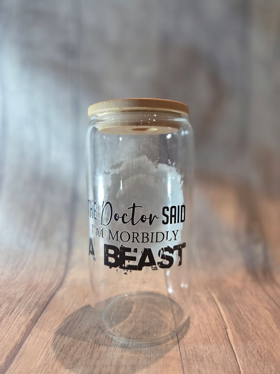 Thumbnail: Morbidly A Beast Glass Cup