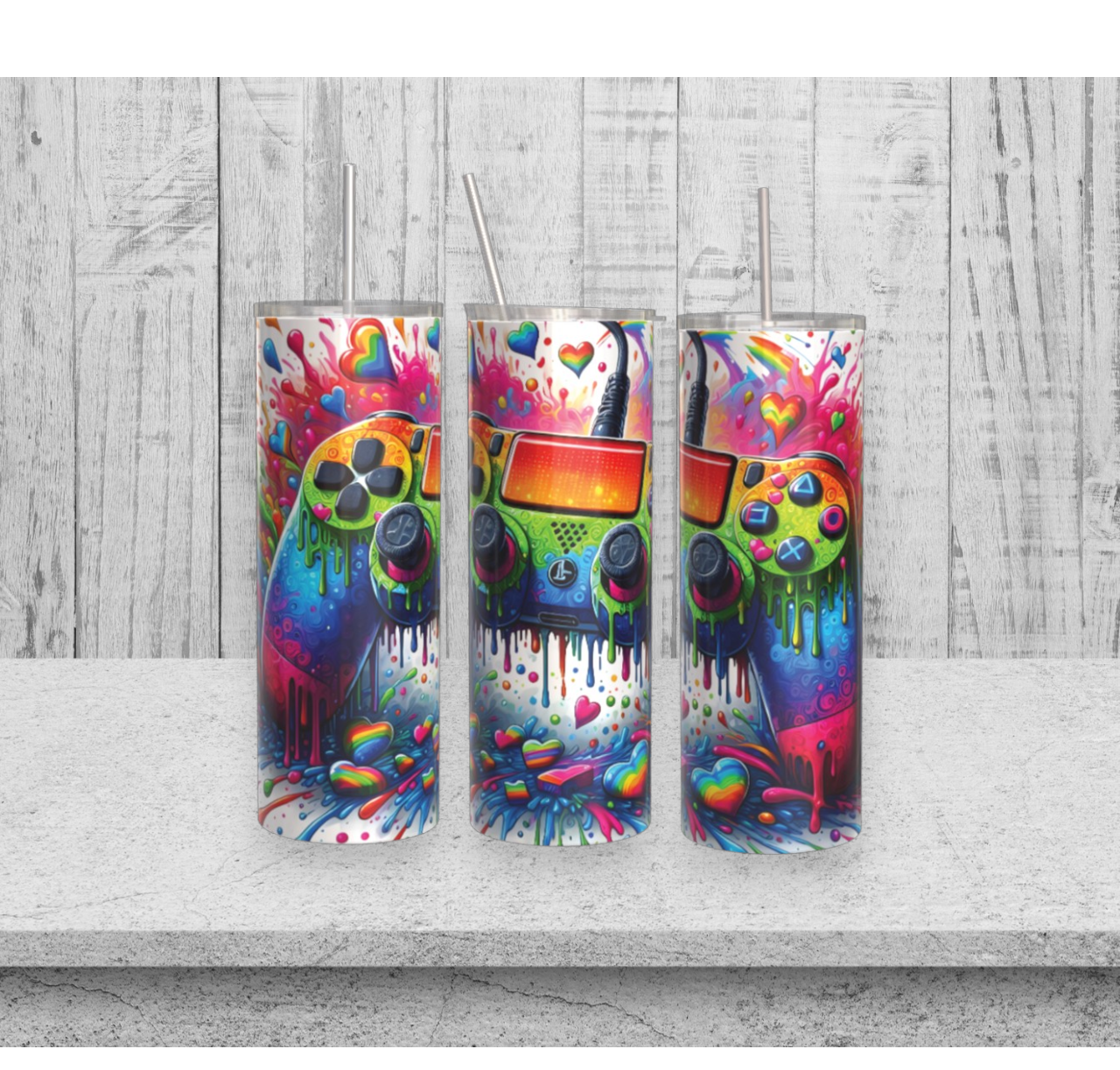 Painted Controller 20oz Tumbler