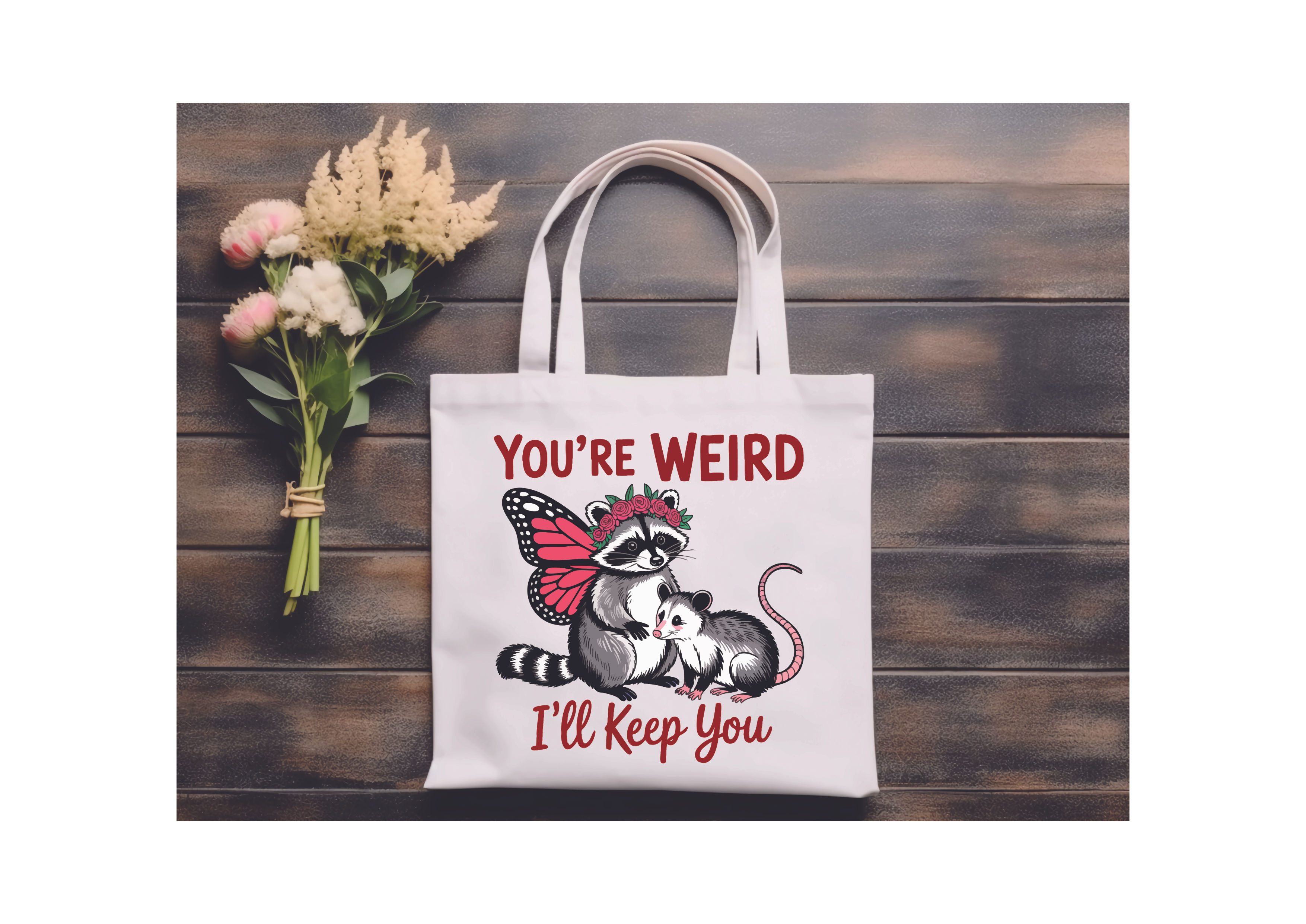 You're Weird tote