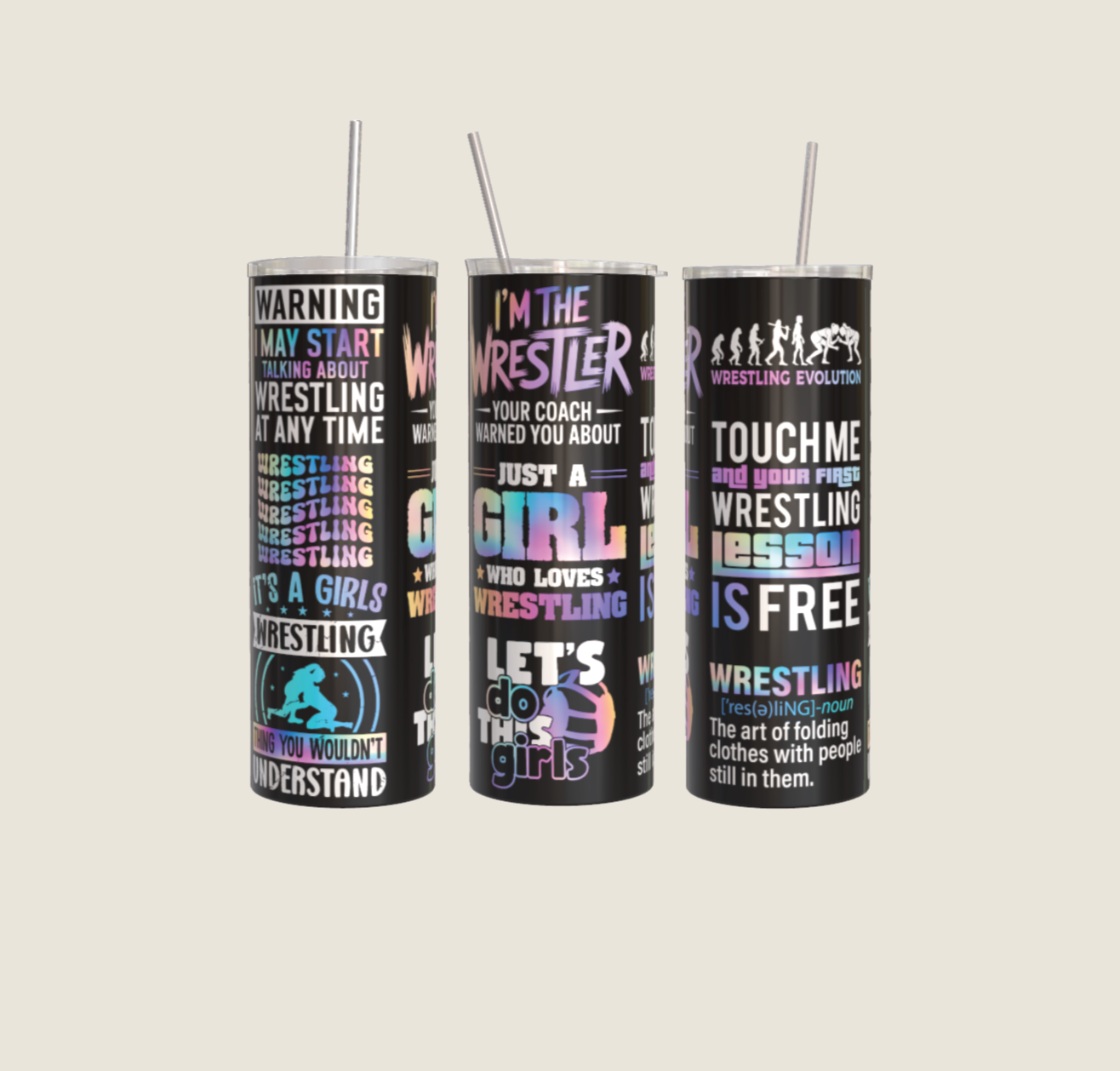 Girl Who Love Wrestling 20oz Tumbler