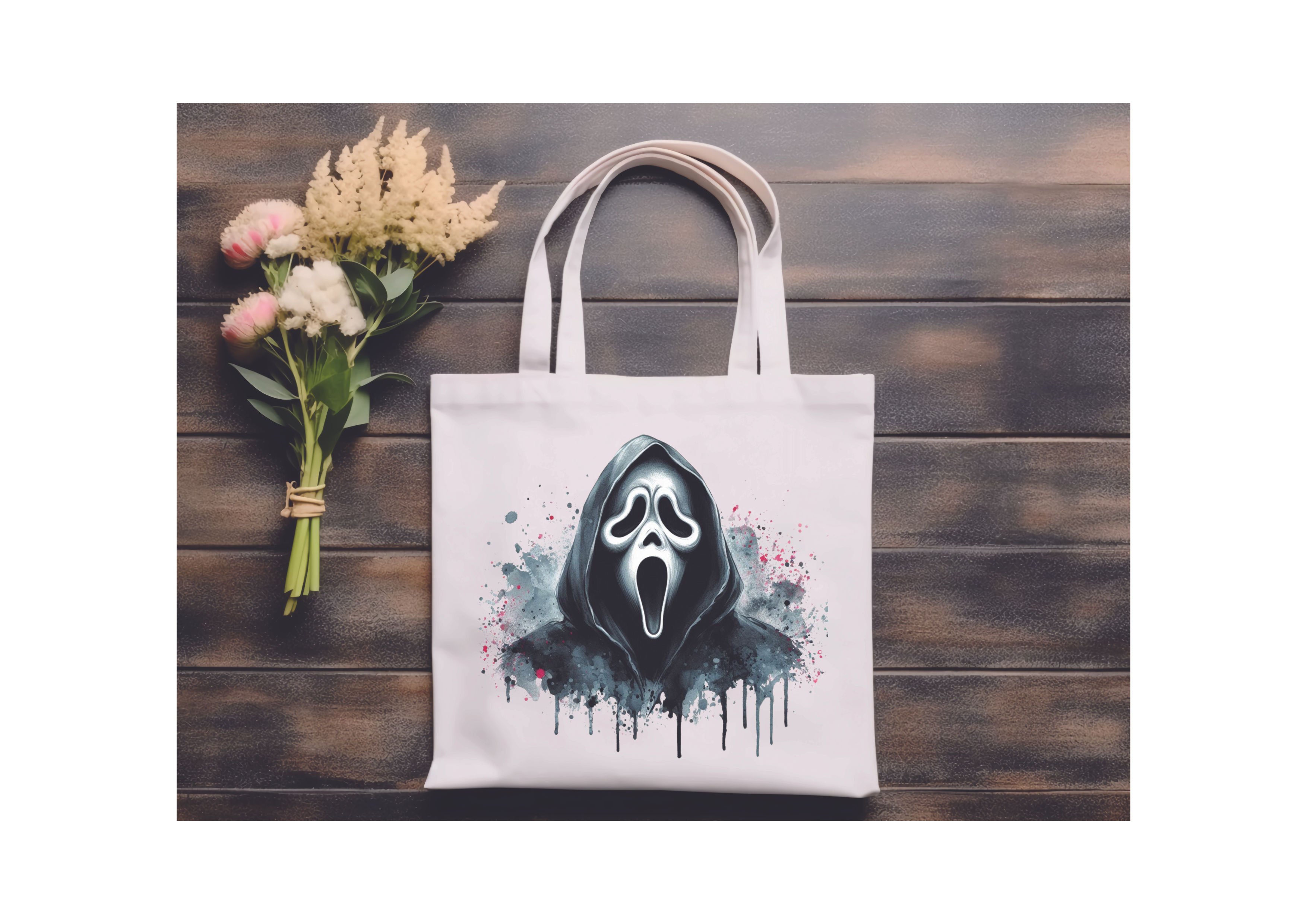 Scary Ghost Villain tote