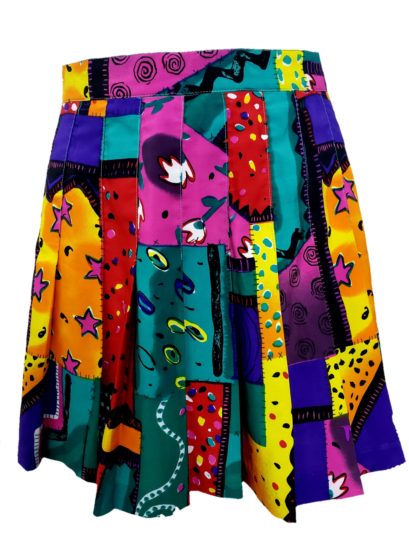 Vintage Tail Pleated Mini