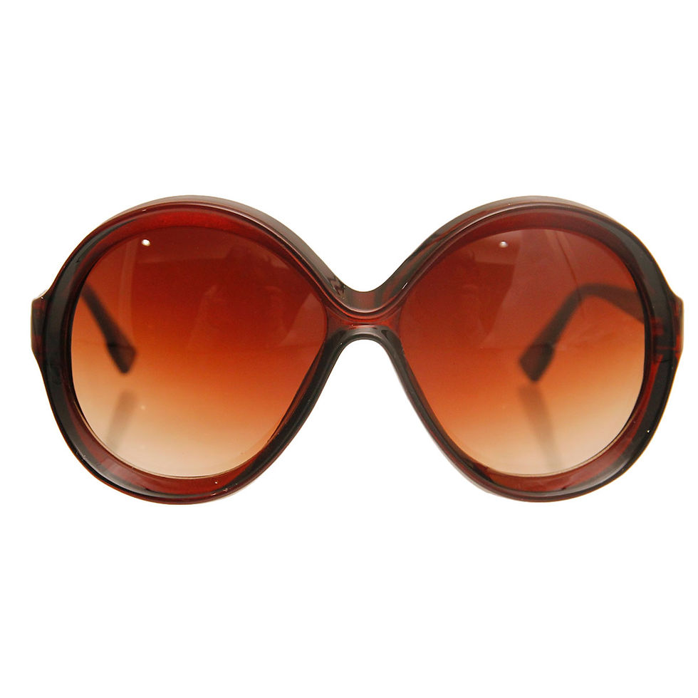 Thumbnail: 70s Style Retro Round Sunglasses