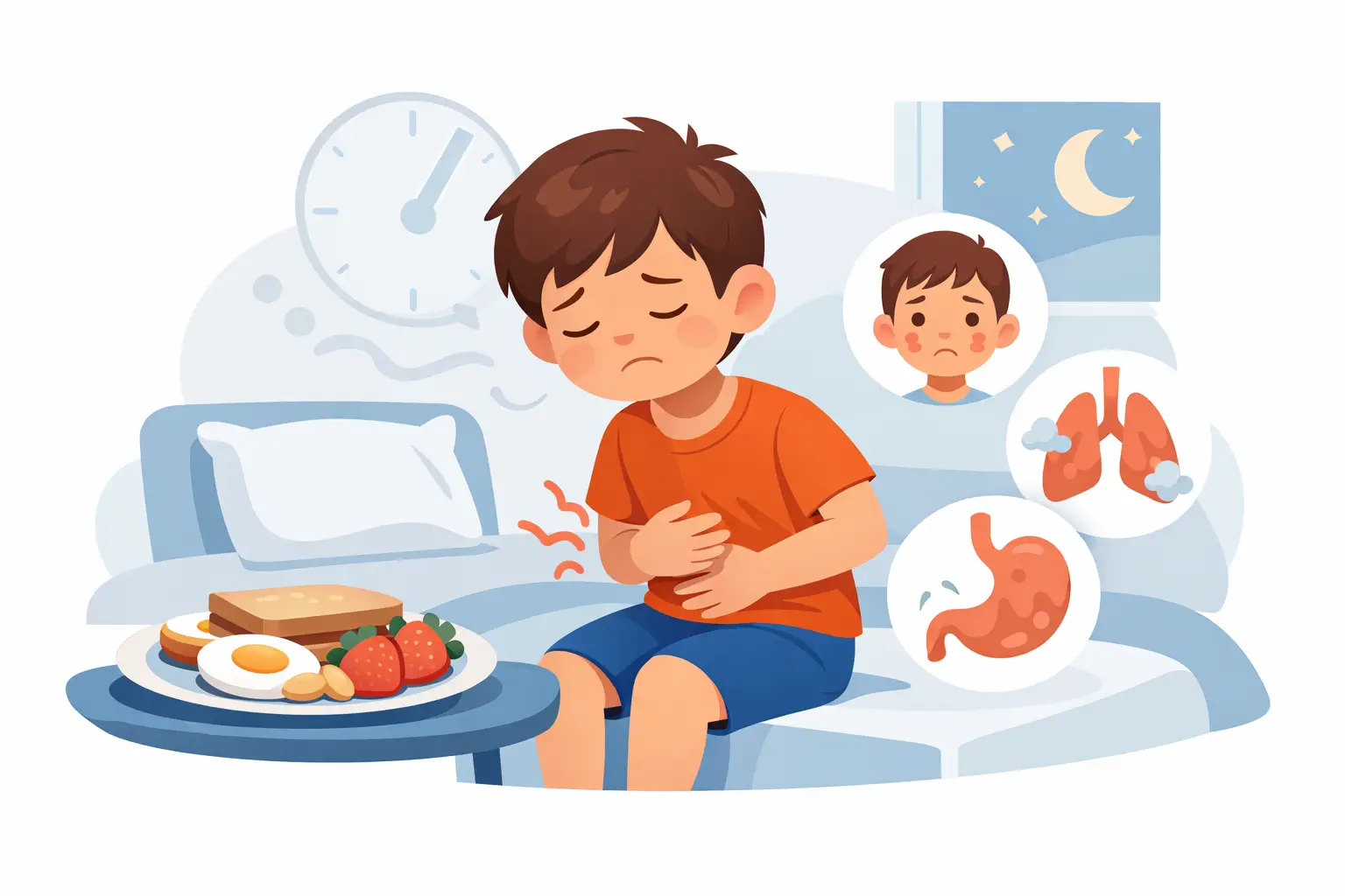 Delayed Allergy Symptoms After Eating in Children