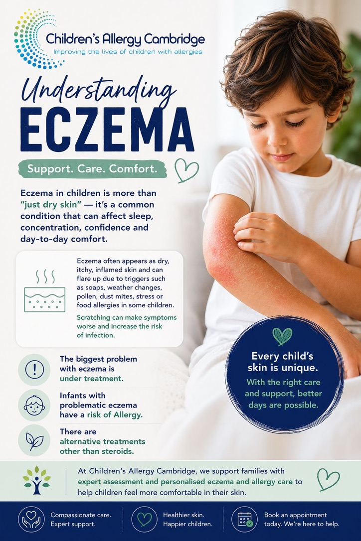 Specialist Eczema care from a Paediatric Allergist