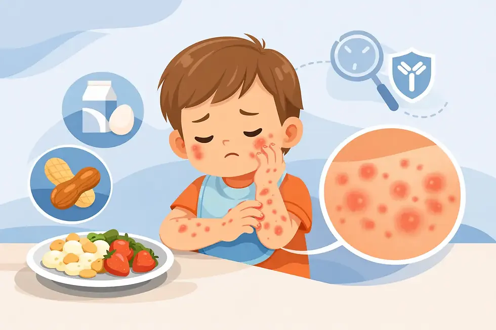 Toddler Rash After Eating: What It Means