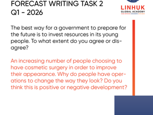 FORECAST IELTS WRITING TASK 2 – Q1/2026 | UPDATE NÓNG 🔥