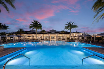 The Pearl at Regency at_Avenir Pool Dusk 1Sky.jpg