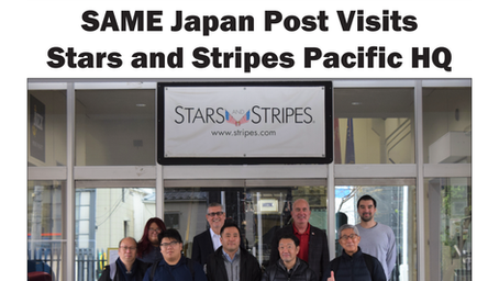 STARS and STRIPES: We made the Front Page!星条旗新聞のトップページに掲載!