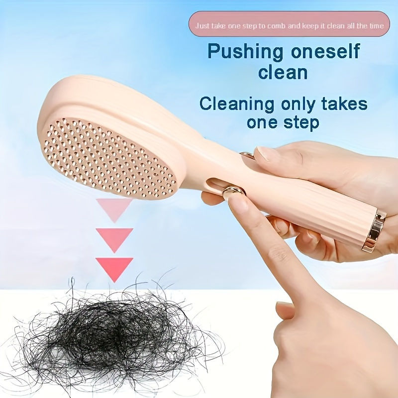 Thumbnail: 1pcs Magic Retractable Hair Comb-Anti-Static Scalp Massaging & Detangling Brush 