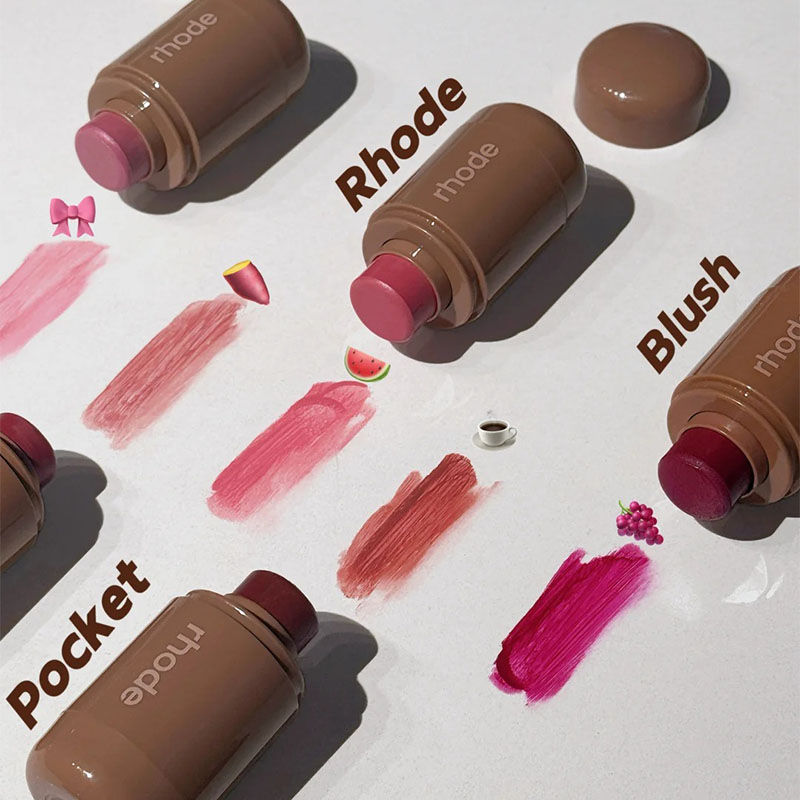 Thumbnail: Hot Sale Makeup Transparent Multicolored Lip Gloss Powder Blusher Stick Moisturi