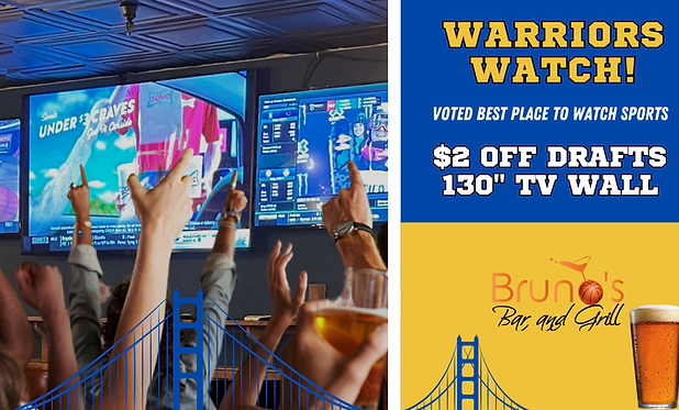 Bruno's Bar and Grill Sports Bar Warriors Watch Party-10.png