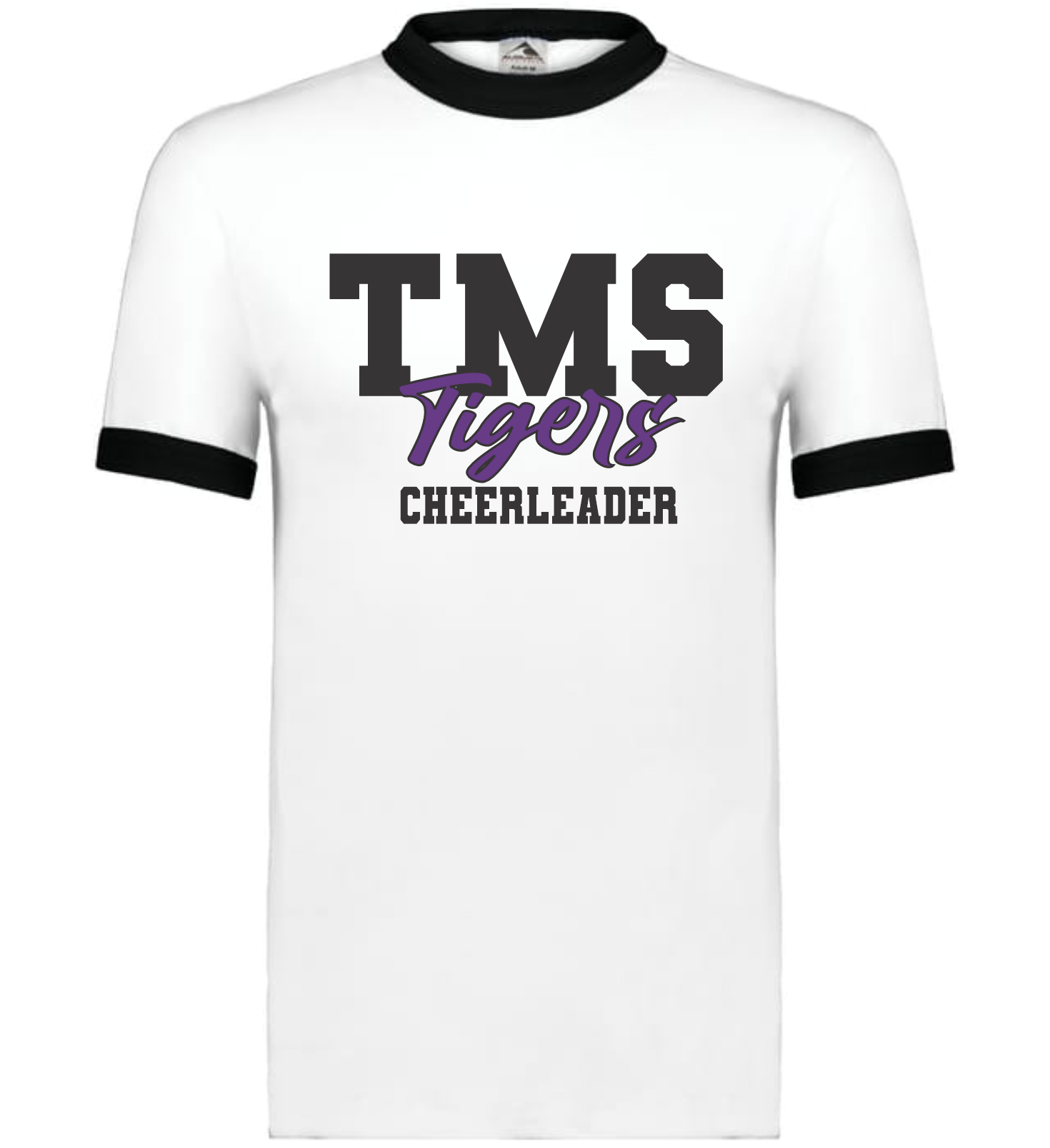White TMS Tigers Cheerleader Shirt