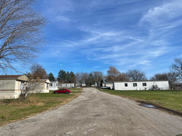 Streets prior to getting paved