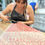 Thumbnail: Ceramic Underglaze Decals Transfers in red 'Merry Christmas'
