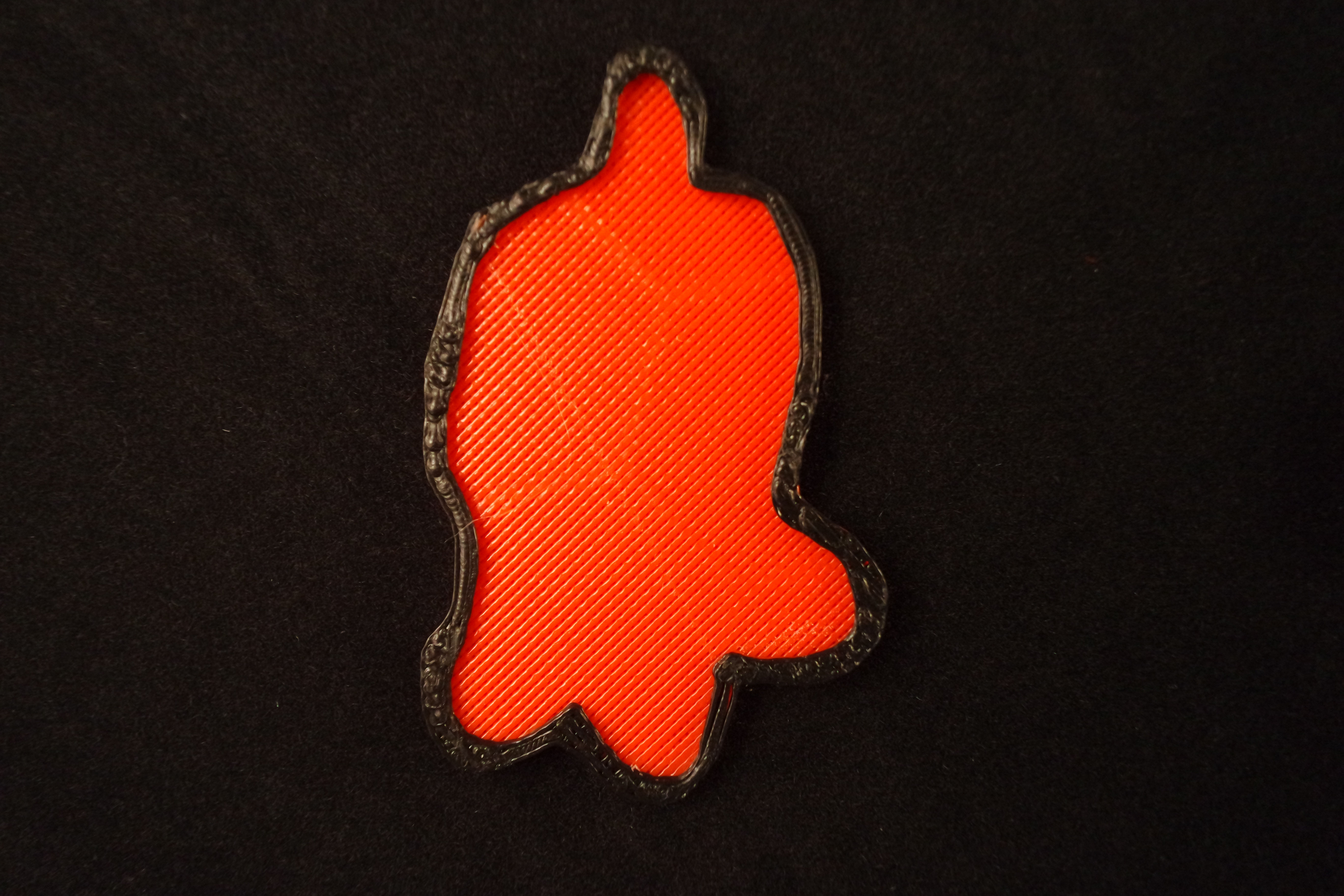 Imã de geladeira bicrômico - Lapa dos Desenhos